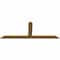 Ekena Millwork Portland Smooth Timber Gable Bracket, Western Red Cedar, 84"W x 31"H x 1 1/2"D x 5 1/2"F, 9/12 Pitch GBW084X31X0206POR00SWR - alternate 3